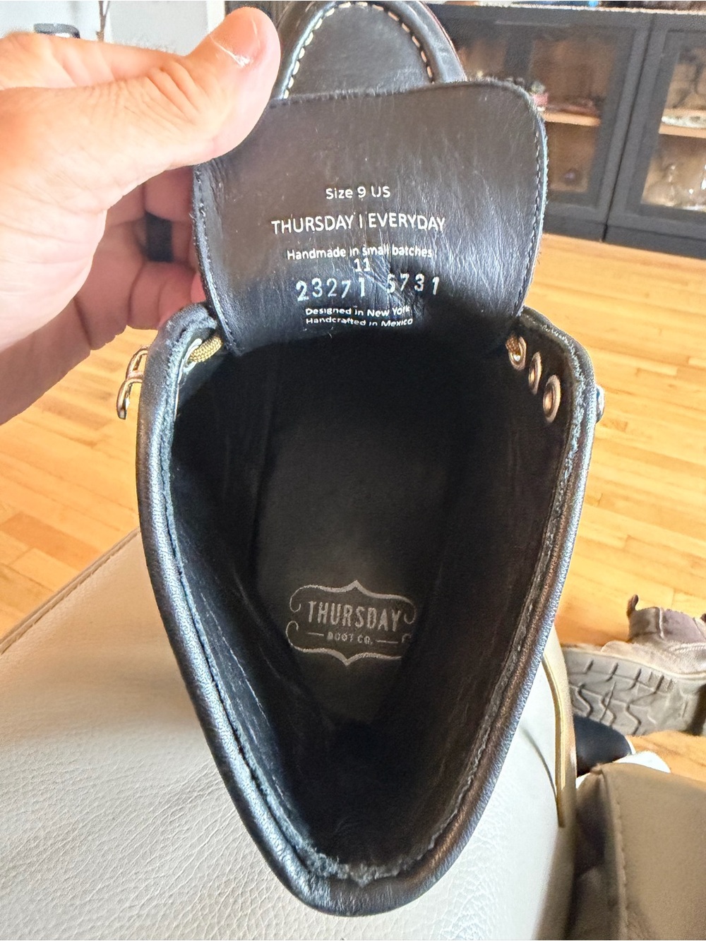 Thursday Boot Company Black Leather Boots